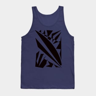 Ornament geometric black Tank Top